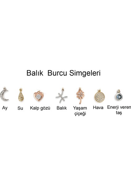 Balık Burcu Gümüş Bileklik BLTG.115