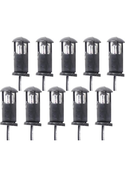 10 Parça Mini Peyzaj Manzarası Aksesuarları Set Çim Park Lambası LED Işıklar (Yurt Dışından) fiyatları