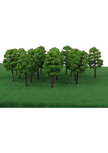 20 Model Yeşil Ağaçlar Tren Demiryolu Mimarisi Diorama Manzara 7 cm N Ölçek (Yurt Dışından) fiyatları