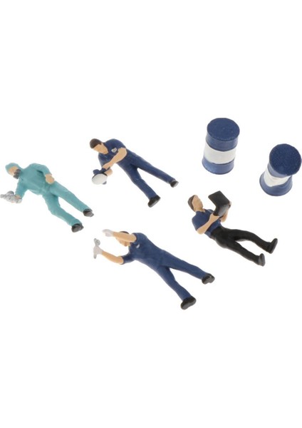 1:64 Model Tiny Rakamlar Çalışan Heykelcik Bebek Oyuncakları Aksesuar Masa Dekorasyon Mavi (Yurt Dışından) indirimleri