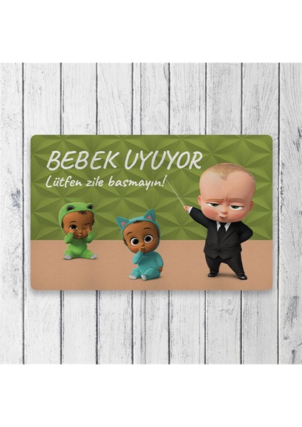 Bebek Uyuyor Patron Bebek Dijital Baskılı 50X70CM Dekoratif Çok Amaçlı Iç ve Dış Kapı Paspası