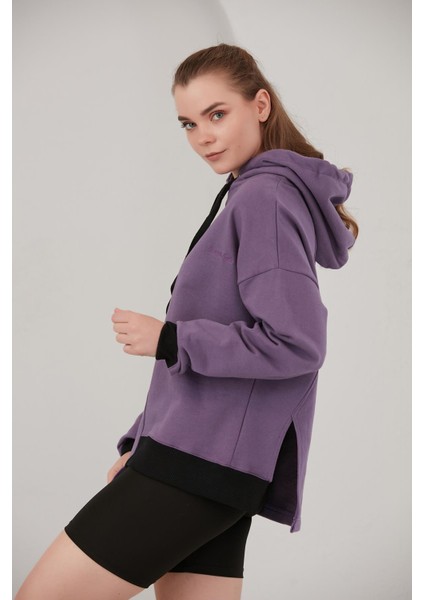 Alexandergardı Yanları Yırtmaçlı Sweatshirt (B22-37600)