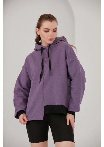 Alexandergardı Yanları Yırtmaçlı Sweatshirt (B22-37600)