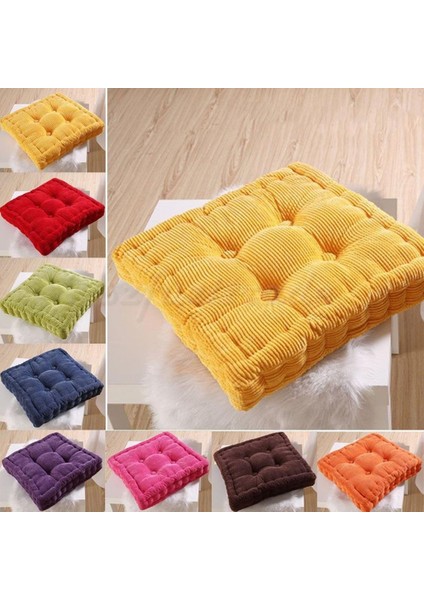 40 cm Tatami Yastık Sqaure Kalınlaşmak Yastık Kat Yoga Sandalye Koltuk Mat Mor (Yurt Dışından)