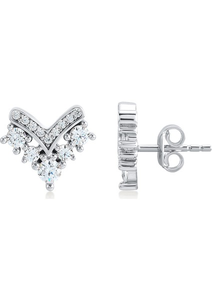 Preciosa Zirconia Gümüş Taşlı Küpe KPFG.104