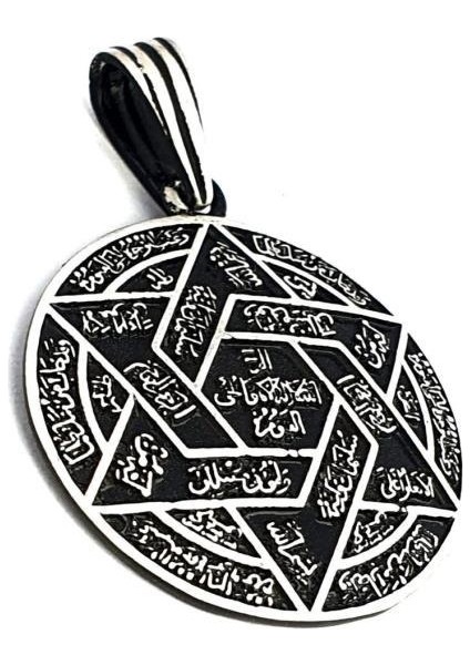 Ismi Azam Duası 925 Ayar Gümüş Kolye Ucu fiyatları