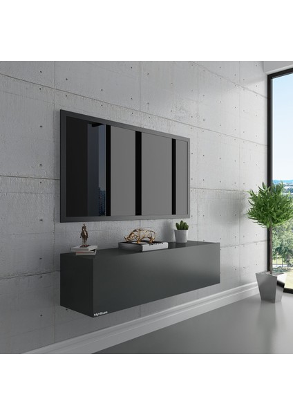 Duvara Monte Tv Sehpası Antrasit S6107-4