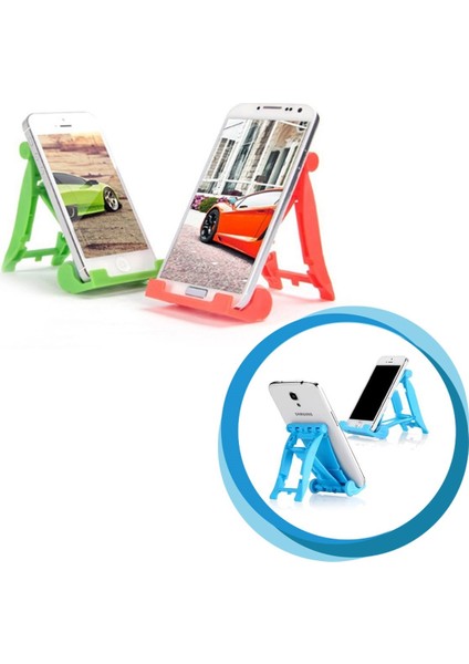 Cep Tefonu Tablet Standı Mini Masaüstü Telefon Tutucu Aparat-