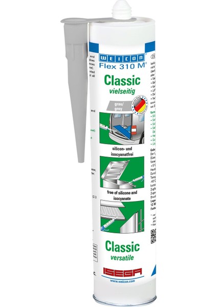 Flex 310 M® Klasik Yapıştırıcı ve Sızdırmazlık Malzemesi 310 Ml, Gri