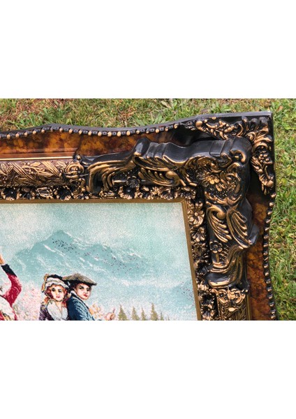 Veda Temalı Halı Tablo 123X93CM - Iran Tebriz Halı Kilim Tablo 002 indirimleri