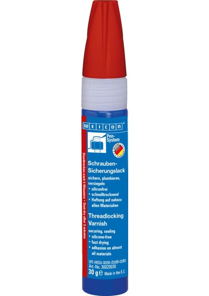 Garanti Mührü Mühürleme Verniği 30 g, kırmızı (RAL 3000)