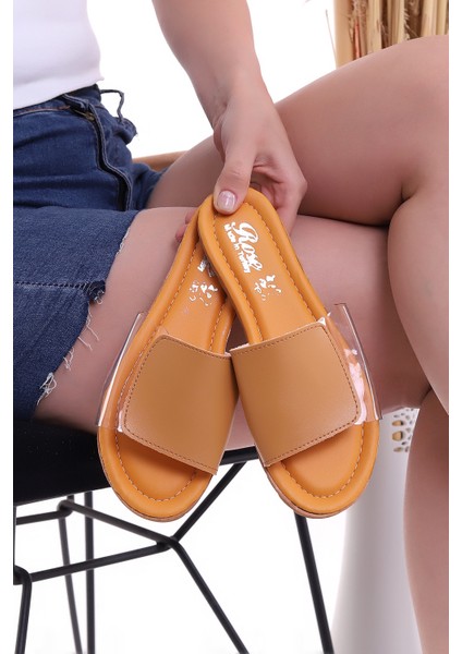 Rs 1214 Yanı Şeffaf Günlük Rahat Ev Dışarı Kadın Terlik fiyatları