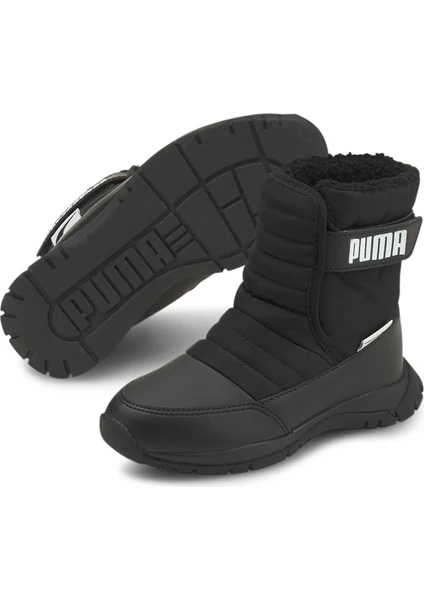 Nieve Boot Wtr Ac Ps - Unisex Çocuk Siyah Bot - 380745 03