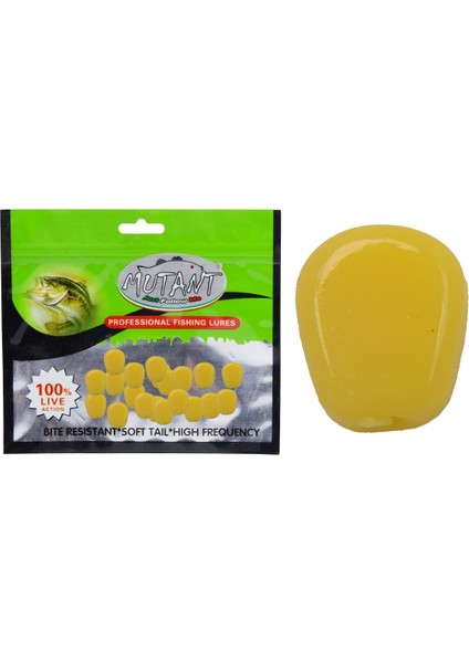 3500 Silikon Mısır Pop Corn 1cm 20'li Paket Sazan Yemi