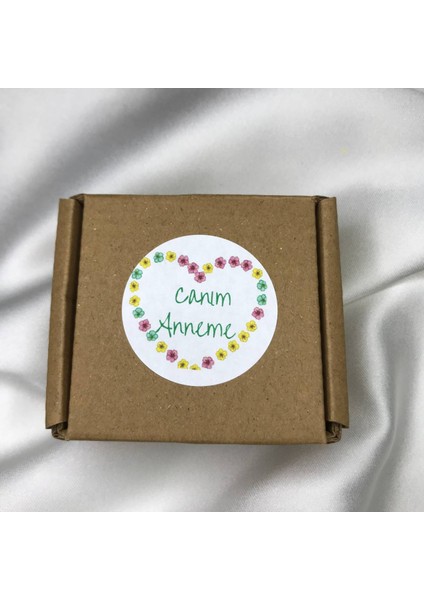 Canım Anneme Etiketi Yuvarlak 4 cm 33 Adet