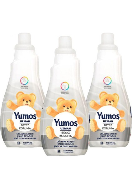 Uzman Beyaz Koruma 1200 ml 3'lü Paket