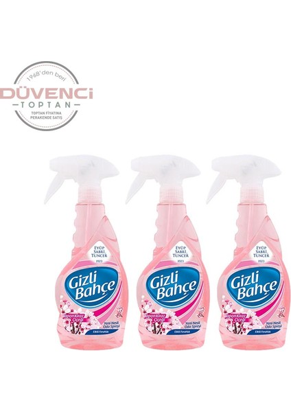 Gizli Bahçe Oda Kokusu Japon Kiraz Çiçeği 500 ml x 3