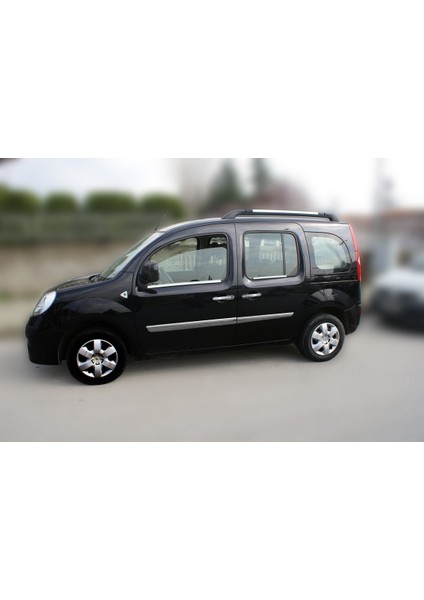 Alfa Otomotiv Renault Kangoo Krom Cam Çıtası  4 Prç. 2008 Sonrası P.çelik