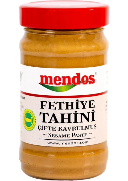 Çifte Kavrulmuş Fethiye Tahini Yerli Susam 300 gr Cam Kavanoz