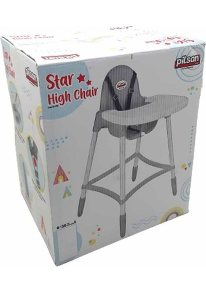 Star Mama Sandalyesi 07-570P Gri fırsatları
