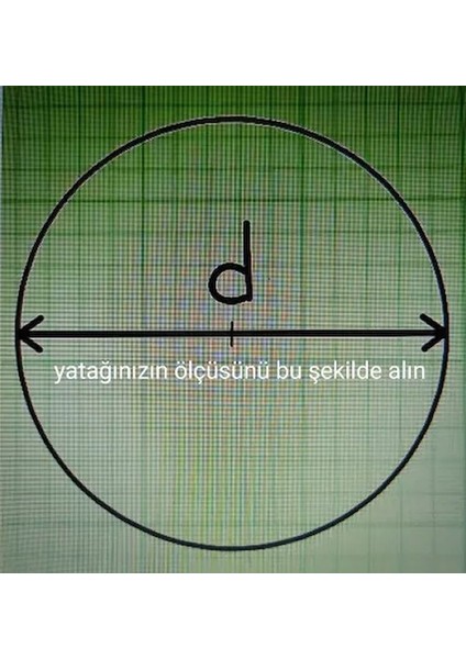 Çap Seçenekli Yuvarlak Lastikli Çarşaf Seti %100 Pamuklu