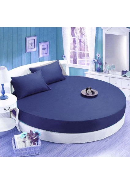 Çap Seçenekli Yuvarlak Lastikli Çarşaf Seti %100 Pamuklu