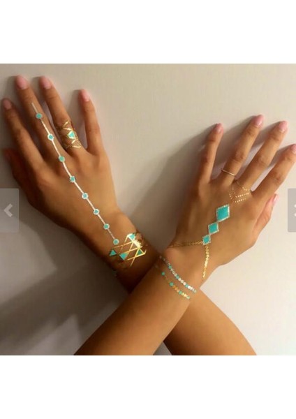 Metallic Tattoo - Metalik Geçici Dövme Şablonu