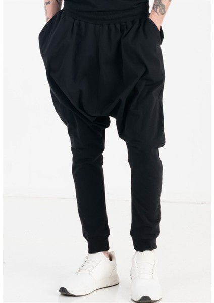 Büyük Beden Siyah Erkek Şalvar Eşofman indirimleri