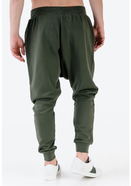 Oversized Haki Erkek Eşofman Altı