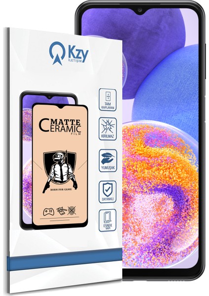 Samsung Galaxy A23 Tam Kaplayan Mat Seramik Nano Esnek Ekran Koruyucu Cam fiyatları