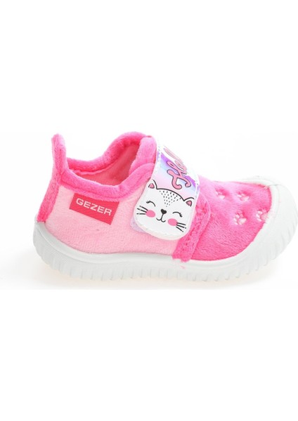 Gri Pembe Kaydırmaz Taban Kız Çocuk Kreş Panduf Ayakkabı 03213 fiyatları