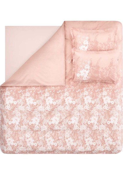 Bedding  Andressa Ranforce Çift Kişilik Nevresim Takımı - Blush