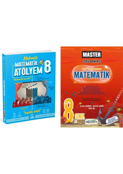 8.Sınıf Matemito Matematik Atölyem + Okyanus Master Matematik Soru Bankası