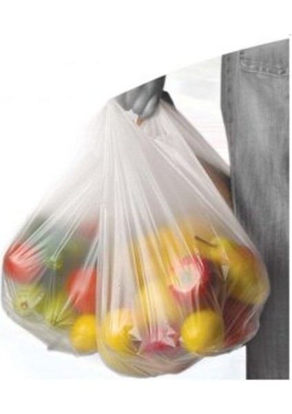 Şeffaf Hışır Poşet 2'li Mini Boy Poşet Adetli Atlet Market Poşet (2 Kg) ÖZLMPOŞT1002LI