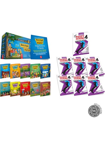 4. Sınıf Yeni Hikaye Fen Köyü Büyüyor 2 (10 Kitap) + Yeni Nesil Turbo Paket Deneme