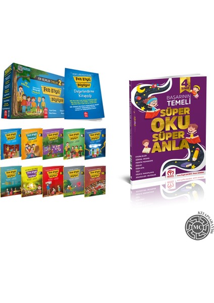 4. Sınıf Yeni Hikaye Fen Köyü Büyüyor 2 (10 Kitap) + Süper Oku Anla