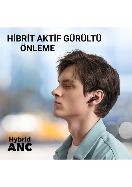 Soundcore Life Note 3i TWS Bluetooth 5.2 Kulaklık - Hibrit Aktif Gürültü Önleme - A3983 - Siyah (Anker Türkiye Garantili)