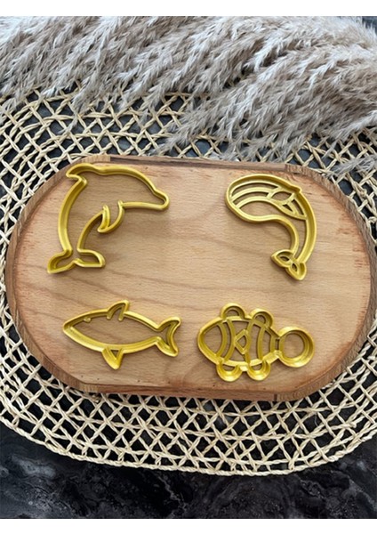 Balık 4'lü Set Kurabiye Kalıbı ve Hamur Kesici fiyatları