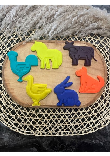 Çiftlik Hayvanları 6'lı Set Kurabiye Kalıbı ve Hamur Kesici fiyatları