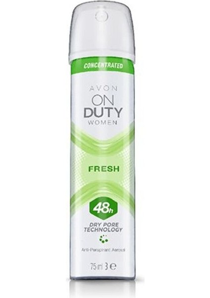 On Duty Fresh Sıkıştırılmış Antiperspirant Deodoront Kadın 75 ml