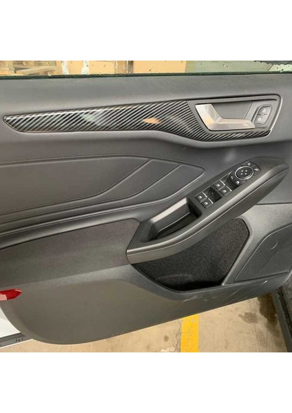 Ford Focus 2019+ Panel Kaplama Kalın Model - Karbon ( Abs )