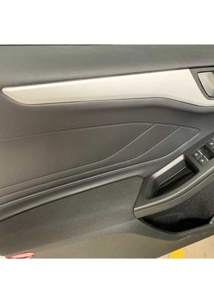 Ford Focus 2019+ Panel Kaplama Kalın Model - Silver ( Abs )