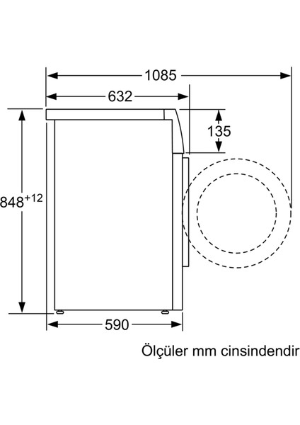 WM14XE50TR 10 Kg 1400 Devir Beyaz Çamaşır Makinesi