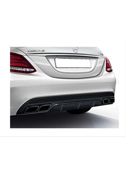 Mercedes W205 C63 Sedan Siyah Difüzör Siyah Egzoz Seti fiyatları