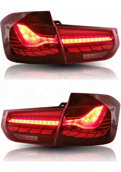 Bmw F30 3 Serisi Dragon Led Stop Dinamik Animasyonlu (Kırmızı)