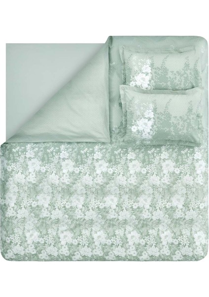 Bedding Andressa Ranforce Çift Kişilik Nevresim Takımı - Adaçayı
