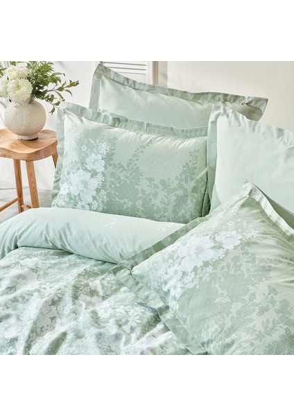 Bedding Andressa Ranforce Tek Kişilik  Nevresim Takımı - Adaçayı