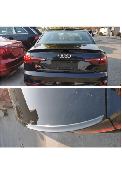 Çmk Audi A4 2019+S4 Spoiler Parlak Siyah