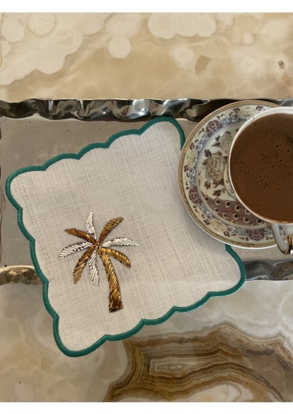 Palmiye Desen 4'lü Peçete