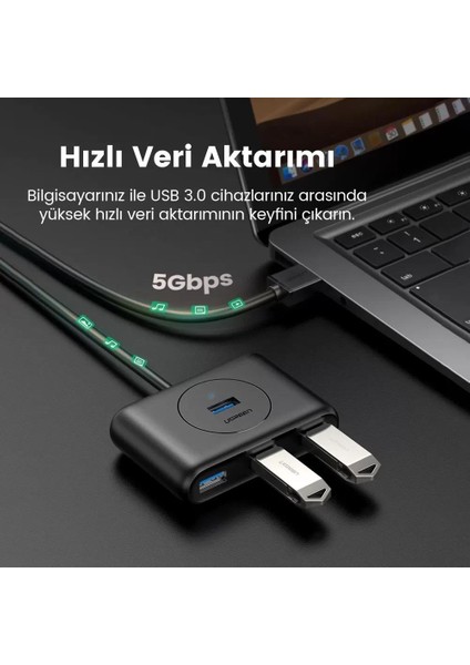 USB 3.0 4 Portlu Hub Çoklayıcı 1 Metre modelleri